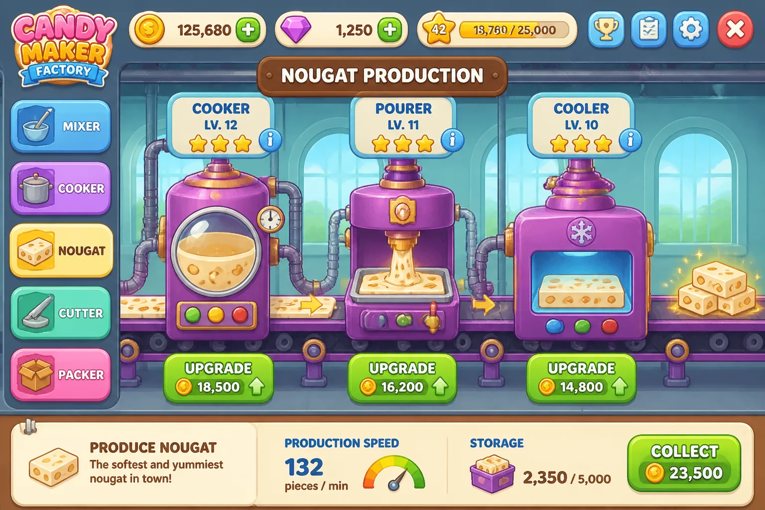 Candy Maker Factory Nougat