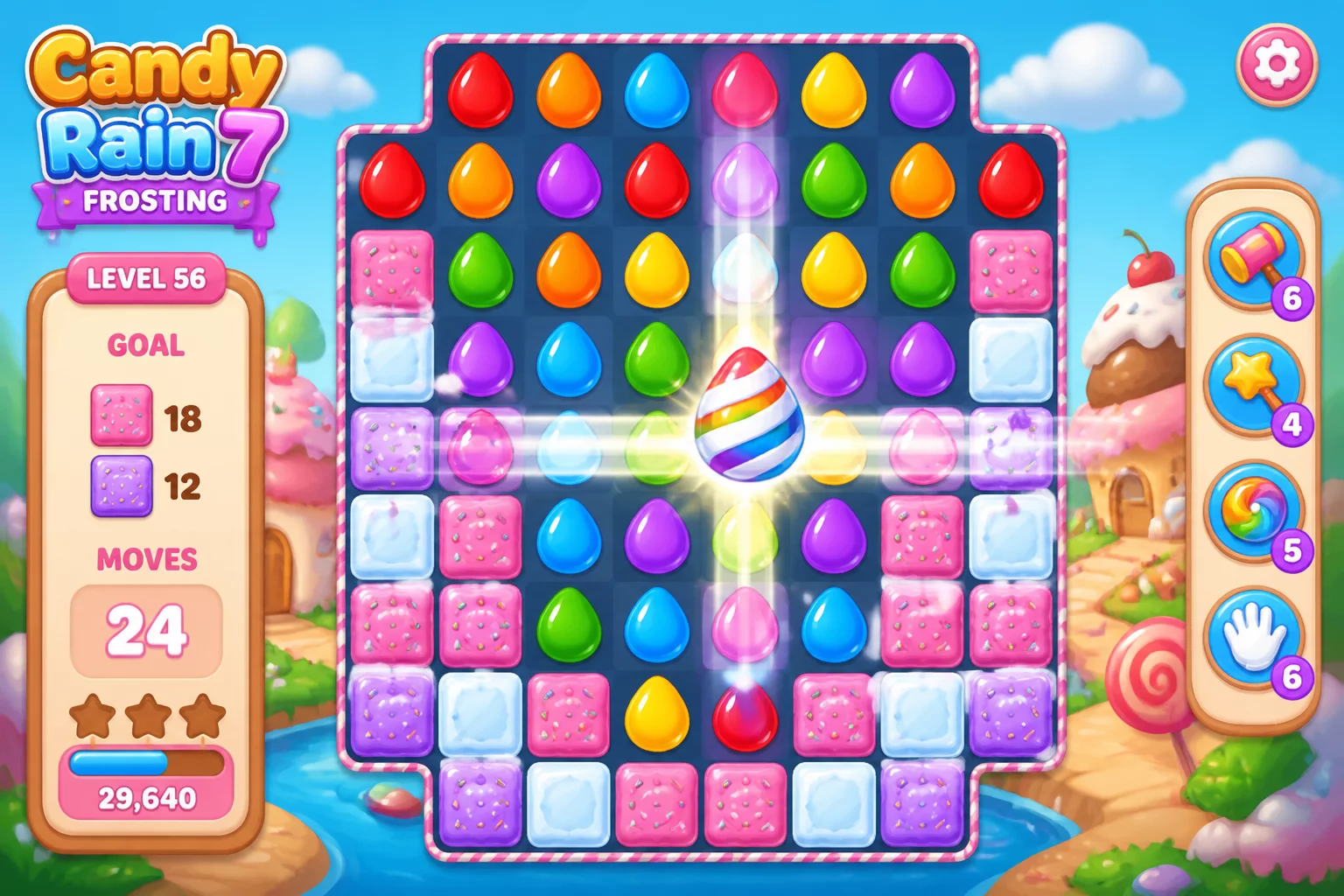 Candy Rain 7 Frosting