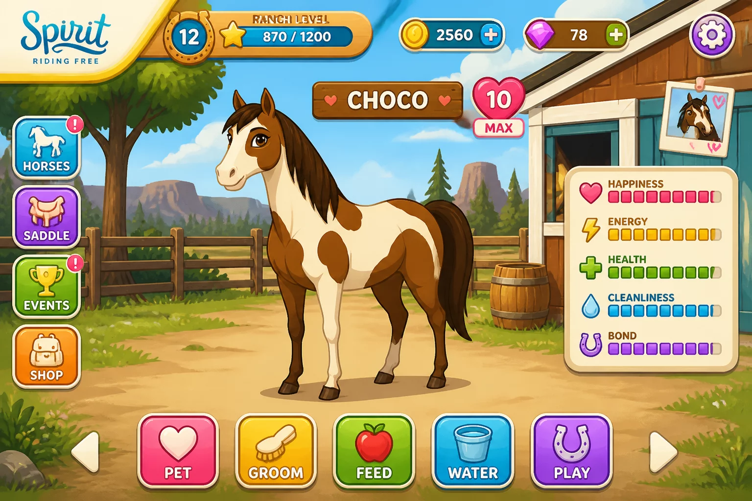Spirit Riding Free Choco